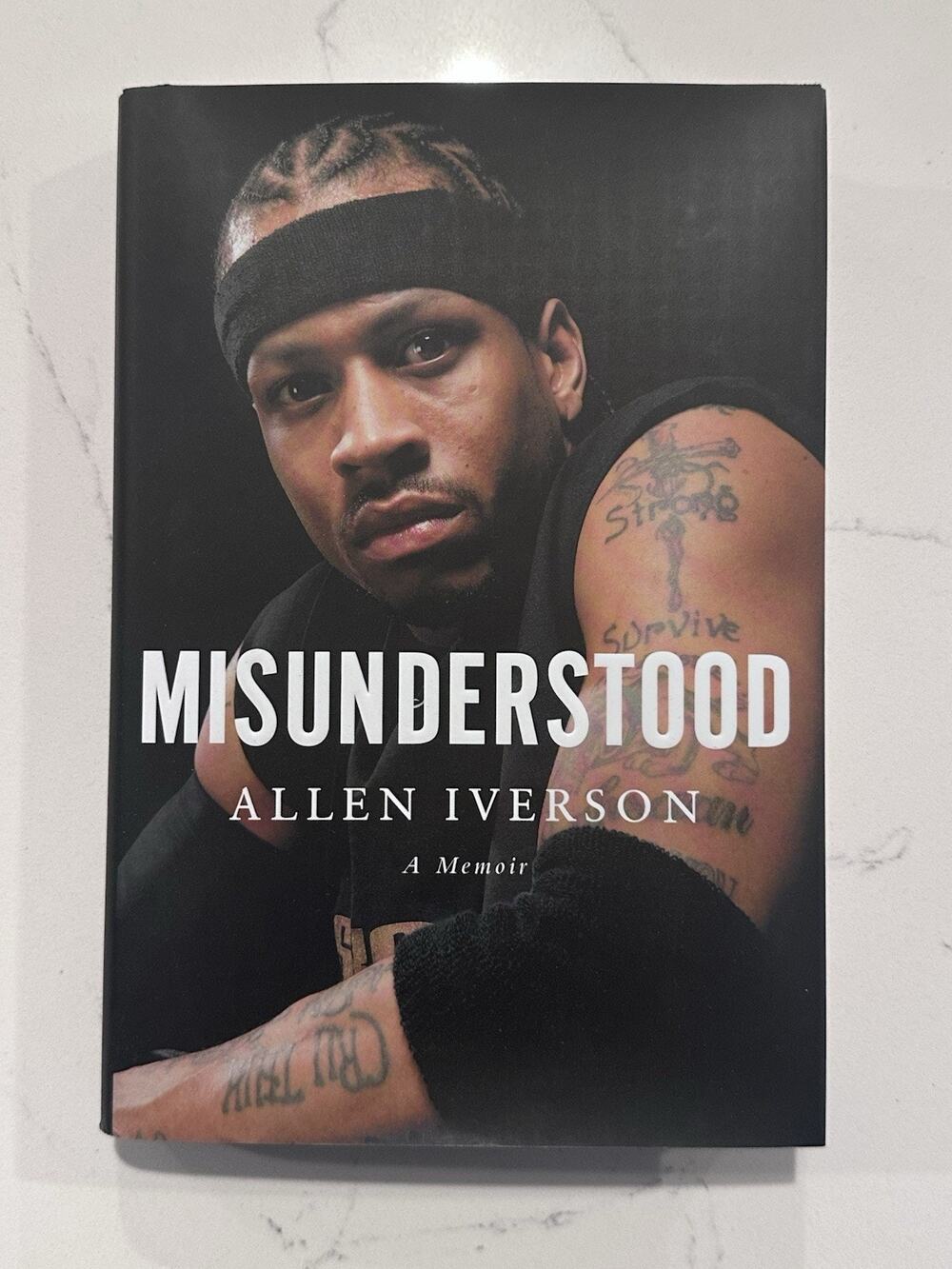 Allen Iverson 76ers Autographed Signed Memoir Book Misunderstood AUTO #3